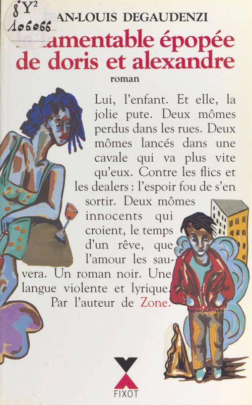 Couverture ebook de La lamentable épopée de Doris et Alexandre, de Jean-louis de Gaudenzi