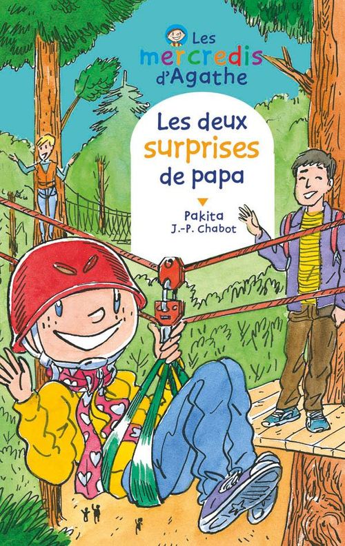 ebook cover of Les deux surprises de papa (Les mercredis d'Agathe), by Jean-Philippe Chabot, Pakita