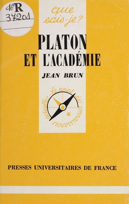 ebook cover of Platon, by Jean Brun