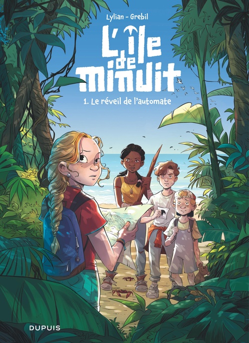 Couverture ebook de L'île de minuit - Tome 1 - Le réveil de l´automate, de Lylian