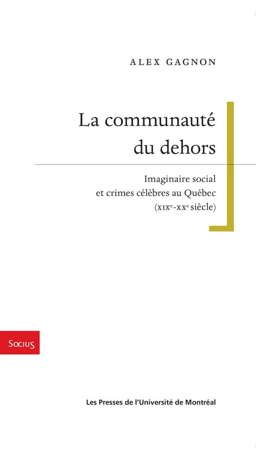 ebook cover of La communauté du dehors, by Alex Gagnon