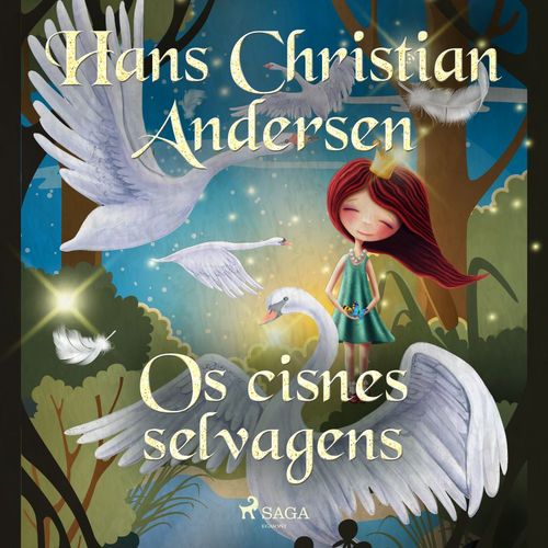 audiobook cover of Os cisnes selvagens, by Hans Christian Andersen