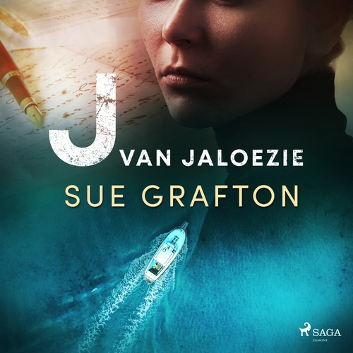 audiobook cover of J van jaloezie, by Sue Grafton
