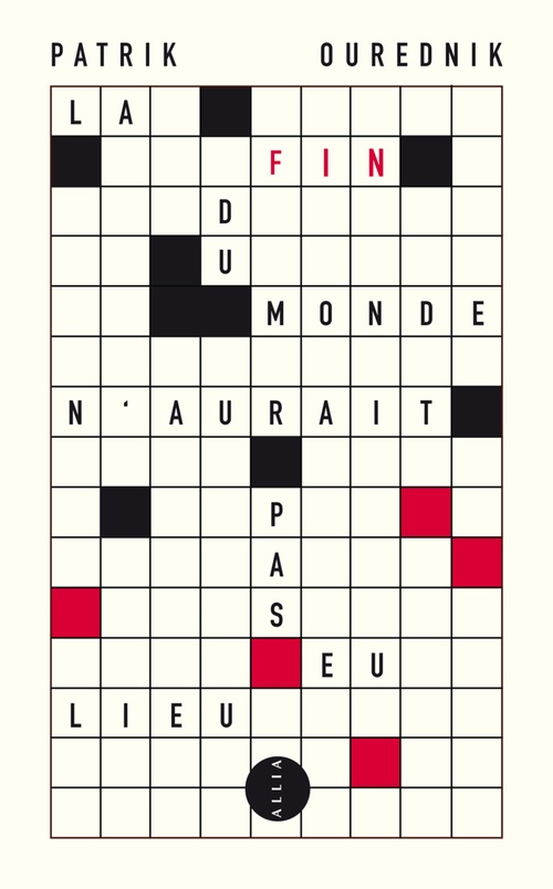 ebook cover of La Fin du monde n'aurait pas eu lieu, by Patrik Ourednik