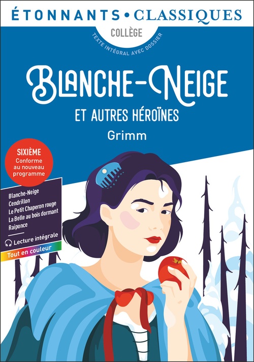 ebook cover of Blanche-Neige et autres héroïnes, by Wilhelm Grimm, Jacob Grimm