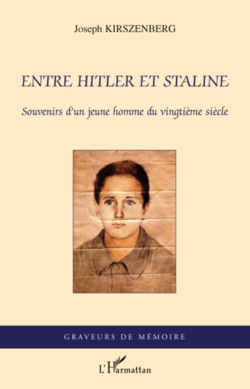 ebook cover of Entre Hitler et Staline, by Joseph Kirszenberg