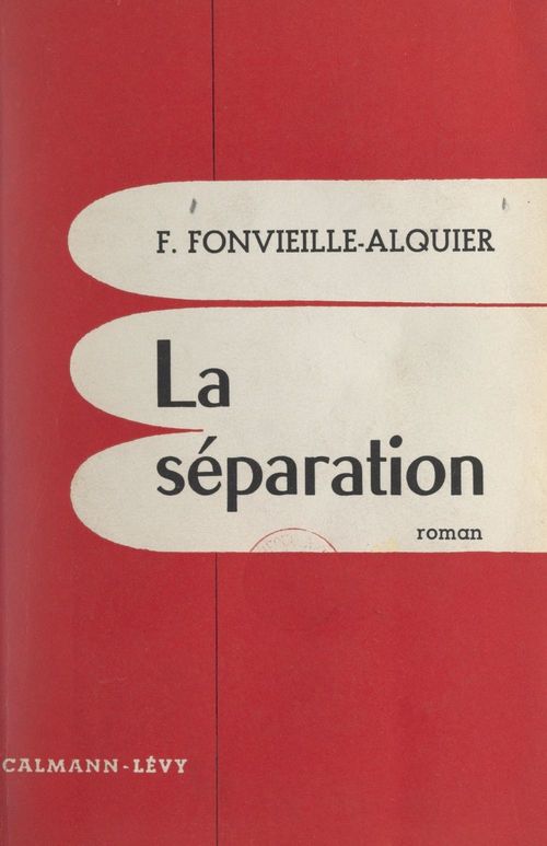 ebook cover of La séparation, by François Fonvielle-alquier