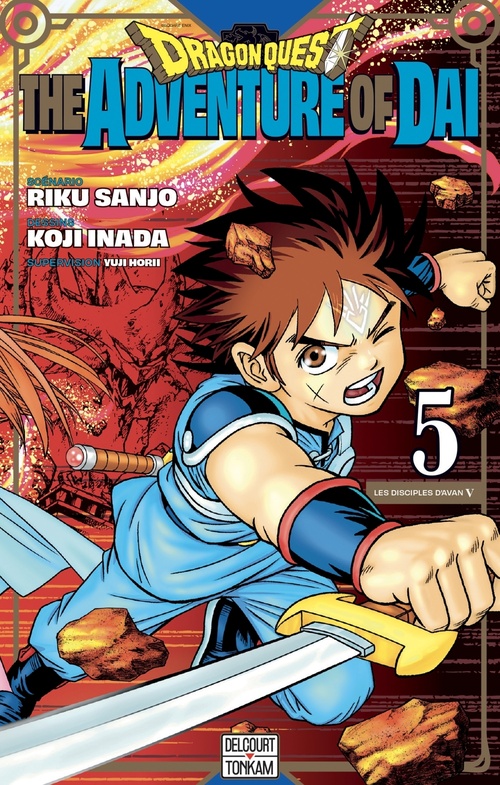 Couverture ebook de Dragon Quest - The Adventure of Daï T05, de Riku Sanjo