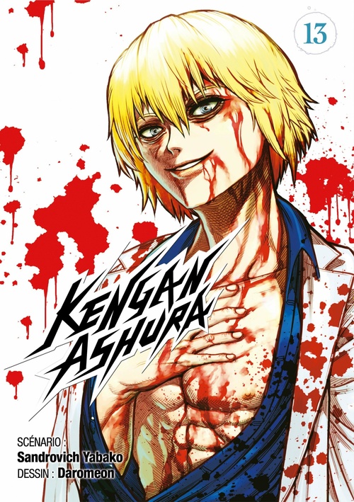 Couverture ebook de Kengan Ashura - Tome 13 - Kengan Ashura, de Sandrovich Yabako