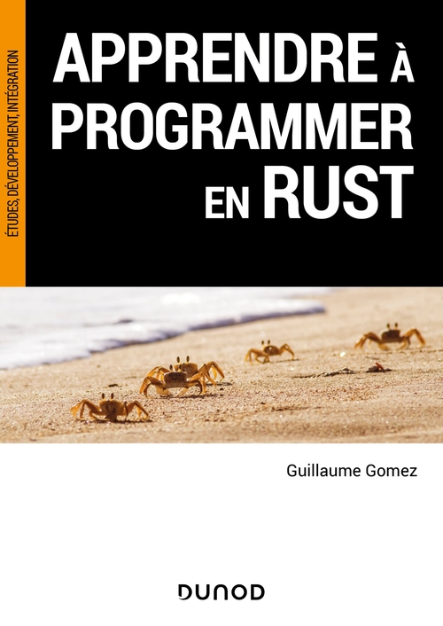ebook cover of Apprendre à programmer en Rust, by Guillaume Gomez
