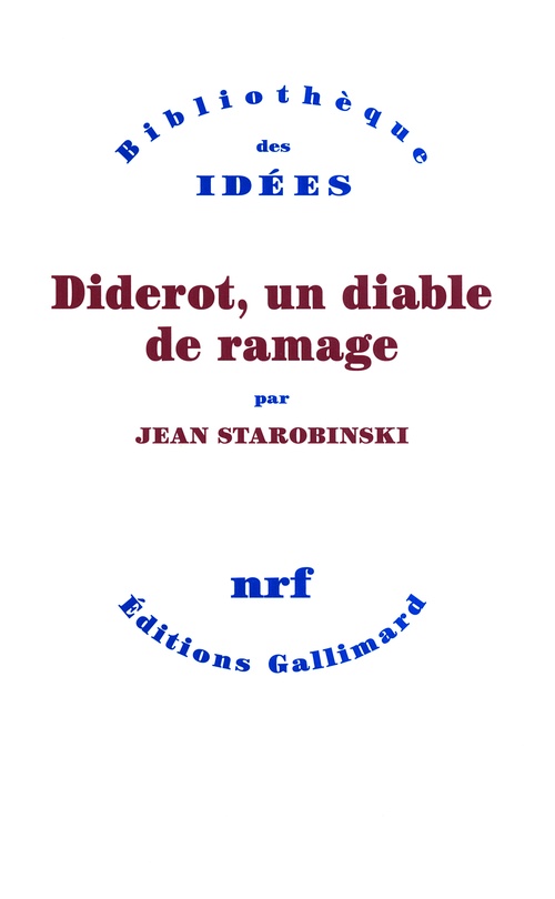 Couverture ebook de Diderot, un diable de ramage, de Jean Starobinski