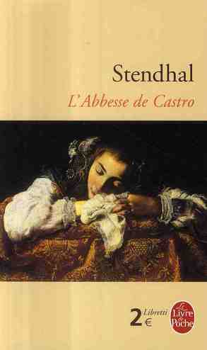 ebook cover of L'Abbesse de Castro, by Stendhal