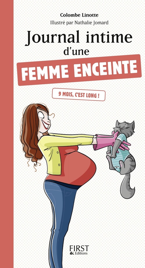 Couverture ebook de Journal intime d'une femme enceinte, de Colombe Linotte, Nathalie Jomard