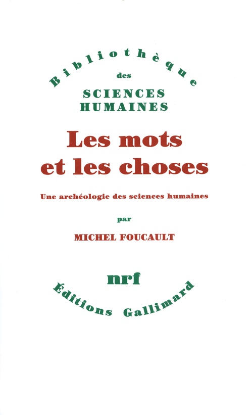 Couverture ebook de Les Mots et les choses, de Michel Foucault