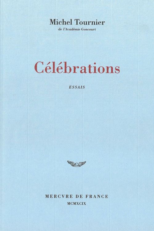 Couverture ebook de Célébrations, de Michel Tournier