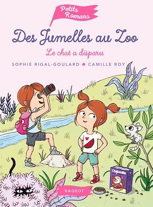 ebook cover of Des jumelles au zoo - Le chat a disparu, by Sophie Rigal-Goulard
