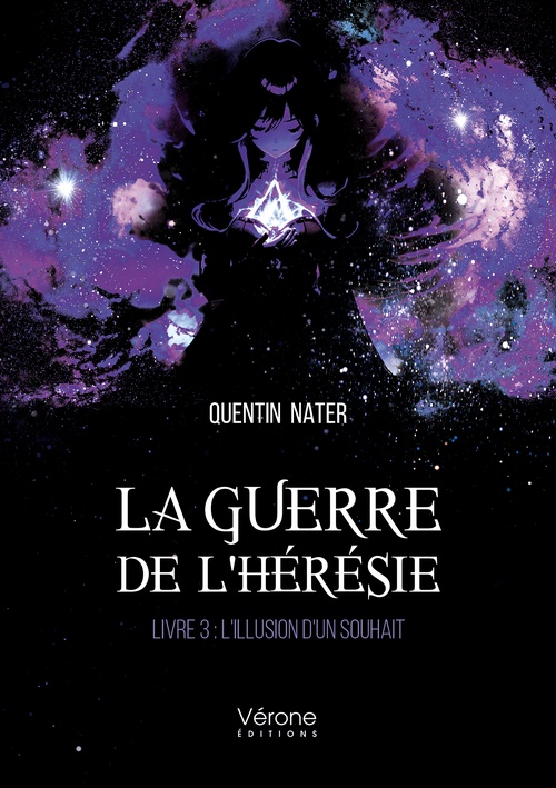 Couverture ebook de La guerre de l'hérésie - Livre 3 : L'illusion d'un souhait, de Quentin Nater