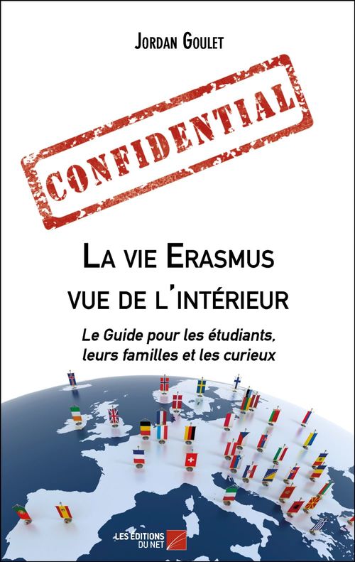Couverture ebook de La vie Erasmus vue de l'intérieur, de Jordan Goulet