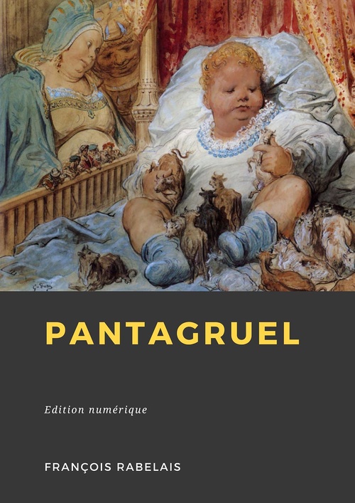 ebook cover of Pantagruel, by Francois Rabelais