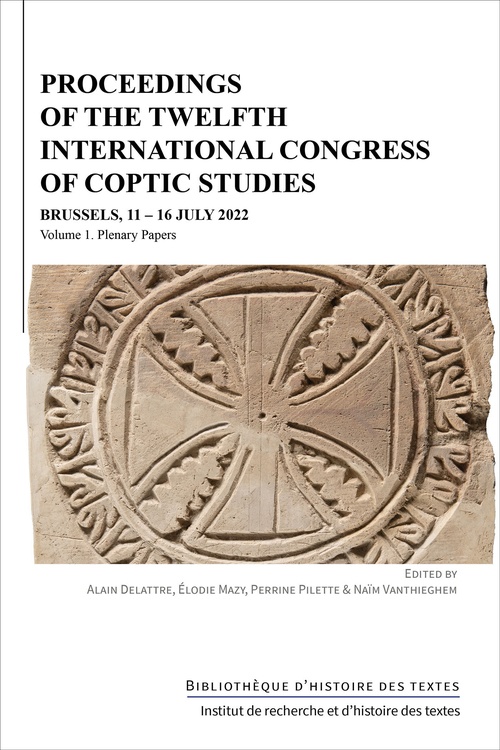 Couverture ebook de Proceedings of the Twelfth International Congress of Coptic Studies (Brussels, 11-16 July 2022), de