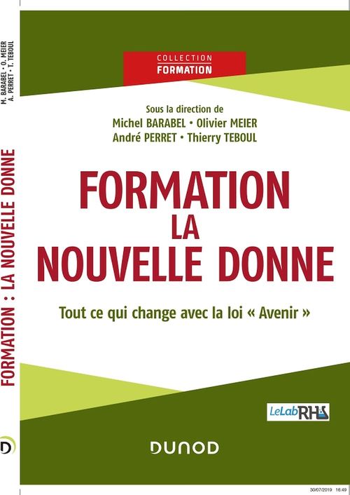 ebook cover of Formation : la nouvelle donne, by Michel Barabel, Olivier Meier, André Perret, Thierry Teboul