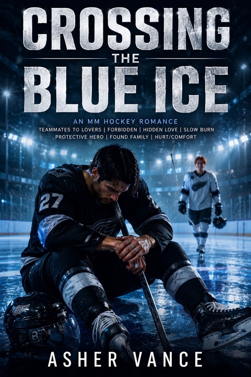 ebook cover of CROSSING THE BLUE ICE, by Asher Vance