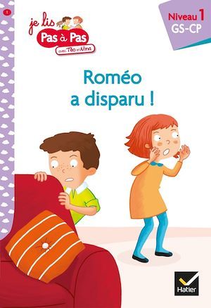Couverture ebook de Téo et Nina GS CP Niveau 1 - Le chat de Téo et Nina a disparu, de Isabelle Chavigny