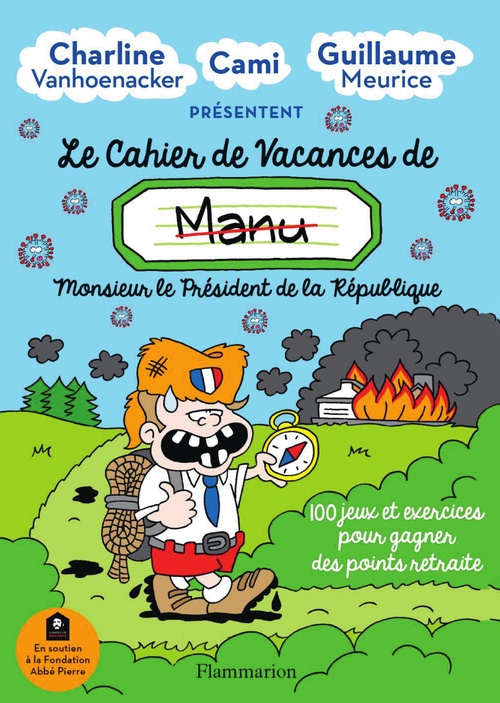 Couverture ebook de Le cahier de vacances de Manu, de Guillaume Meurice, Charline Vanhoenacker