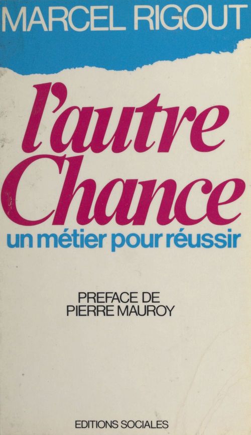 ebook cover of L'autre chance, by Marcel Rigout