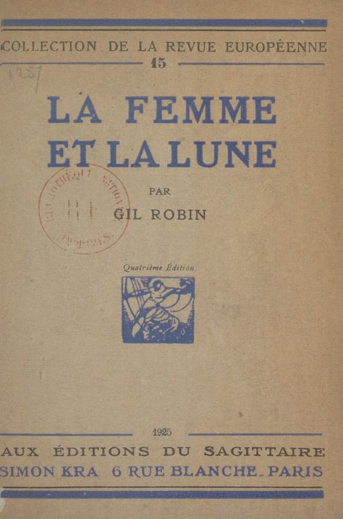 Couverture ebook de La femme et la lune, de Gil Robin