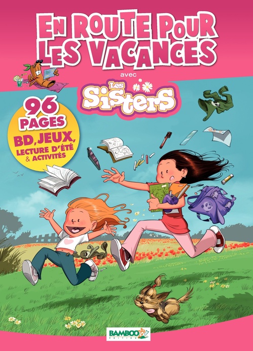 Couverture ebook de En route pour les vacances avec les Sisters, de Christophe Cazenove