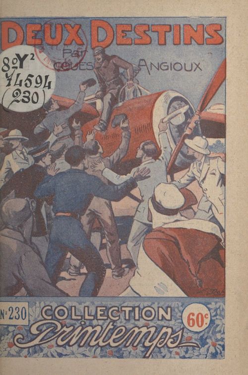 Couverture ebook de Deux destins, de Jacques Angioux