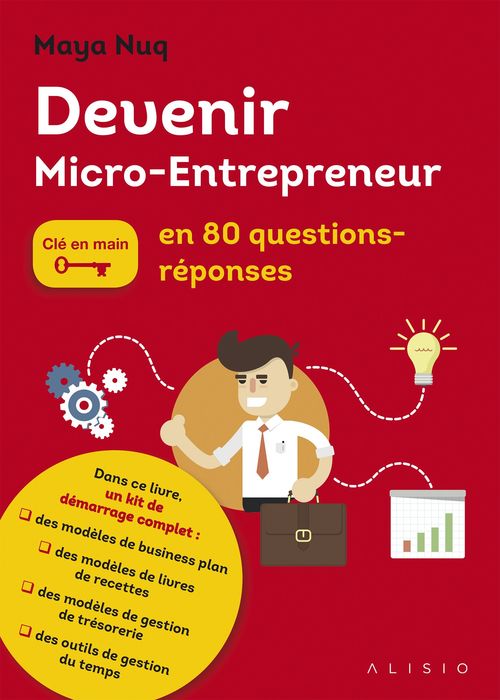 Couverture ebook de Devenir micro-entrepreneur, de Maya Nuq