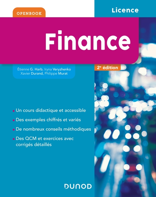 ebook cover of Finance - 2e éd., by Etienne Harb, Iryna Veryzhenko, Xavier Durand, Philippe Murat