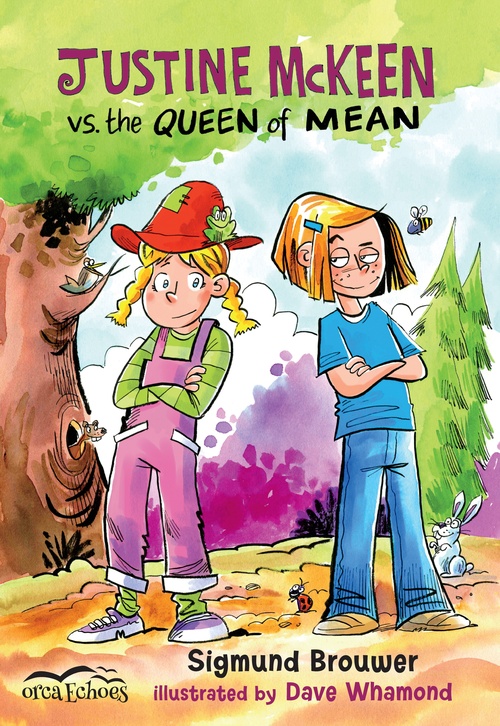 ebook cover of Justine Mckeen vs. the Queen of Mean, by Sigmund Brouwer