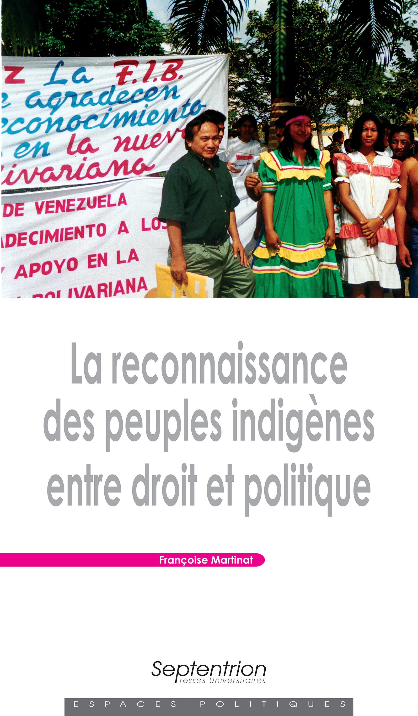 ebook cover of La reconnaissance des peuples indigènes entre droit et politique, by Françoise Martinat