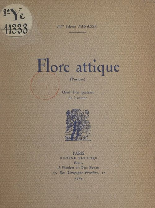 Couverture ebook de Flore attique, de Iskoui Minasse