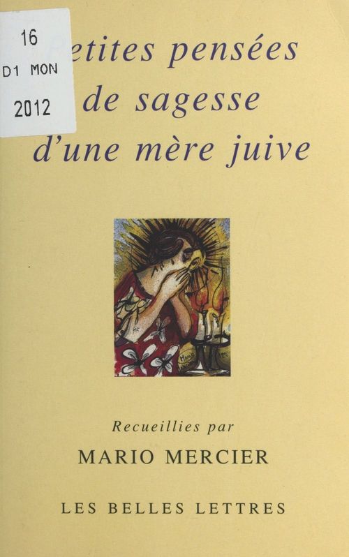 ebook cover of Petites pensées de sagesse d'une mère juive, by Mario Mercier