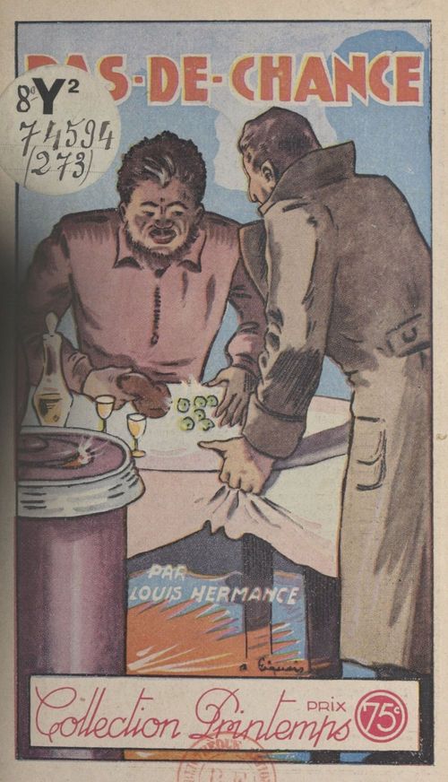 Couverture ebook de Pas-de-Chance, de Louis Hermance