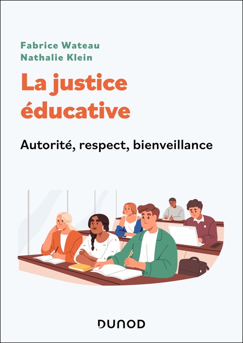 Couverture ebook de La justice éducative, de Fabrice Wateau, Nathalie Klein