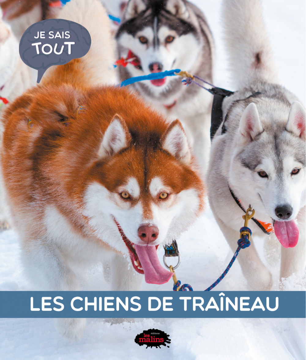 Couverture ebook de Je sais tout: Les chiens de traineau, de Naila Aberkan