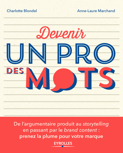 Couverture ebook de Devenir un pro des mots, de Charlotte Blondel, Anne-Laure Marchand