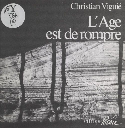 ebook cover of L'âge est de rompre, by Viguier