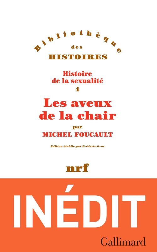 Couverture ebook de Histoire de la sexualité (Tome 4) - Les aveux de la chair, de Michel Foucault