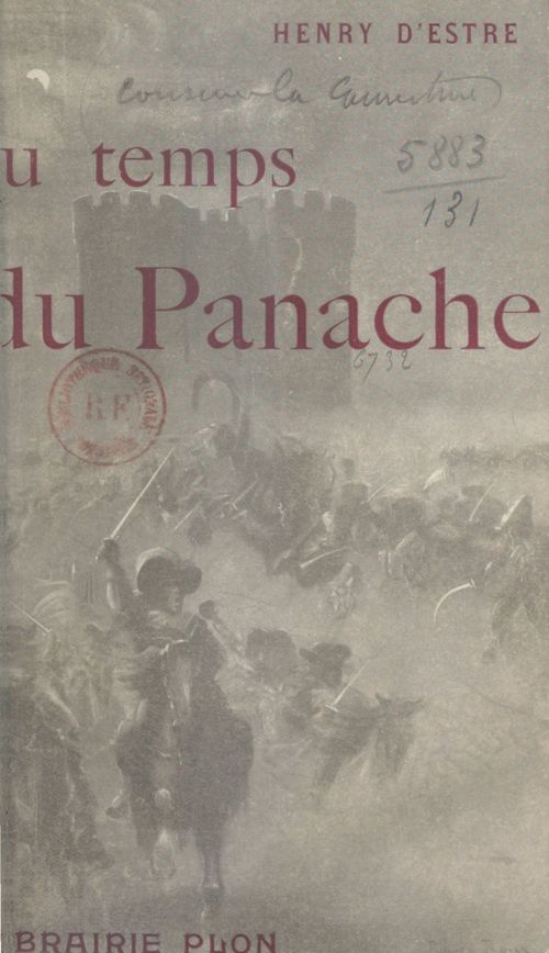Couverture ebook de Au temps du panache, de Henry D'Estre