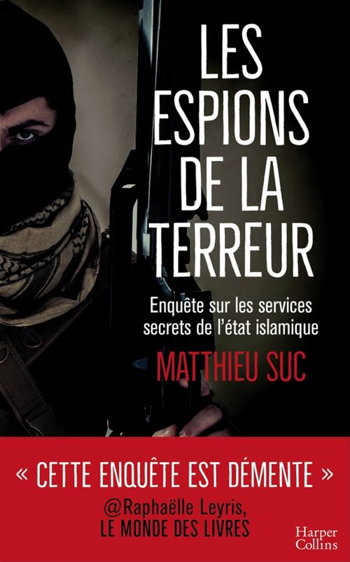 ebook cover of Les espions de la terreur, by Matthieu Suc