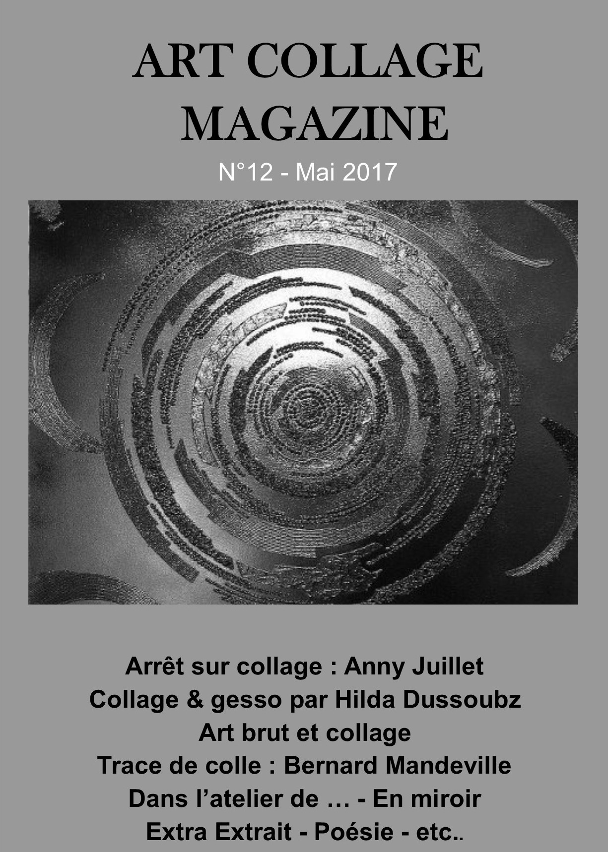 ebook cover of Art Collage Magazine N°12, by Hilda Dussoubz, Pierre Jean Varet