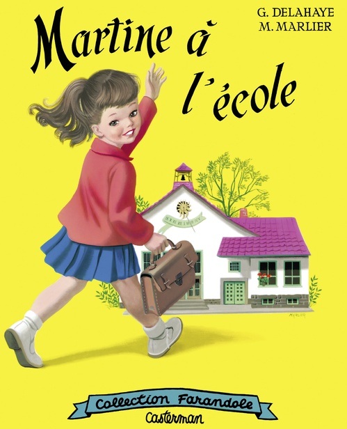 Couverture ebook de Martine à l'école, de Gilbert Delahaye