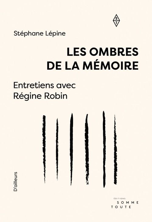 ebook cover of Les ombres de la mémoire, by Regine Robin, Stephane Lepine