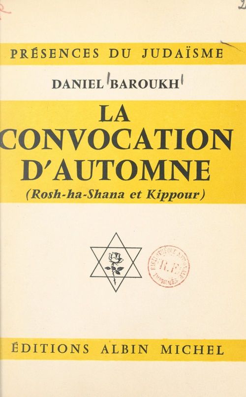 Couverture ebook de La convocation d'automne, de Daniel Baroukh